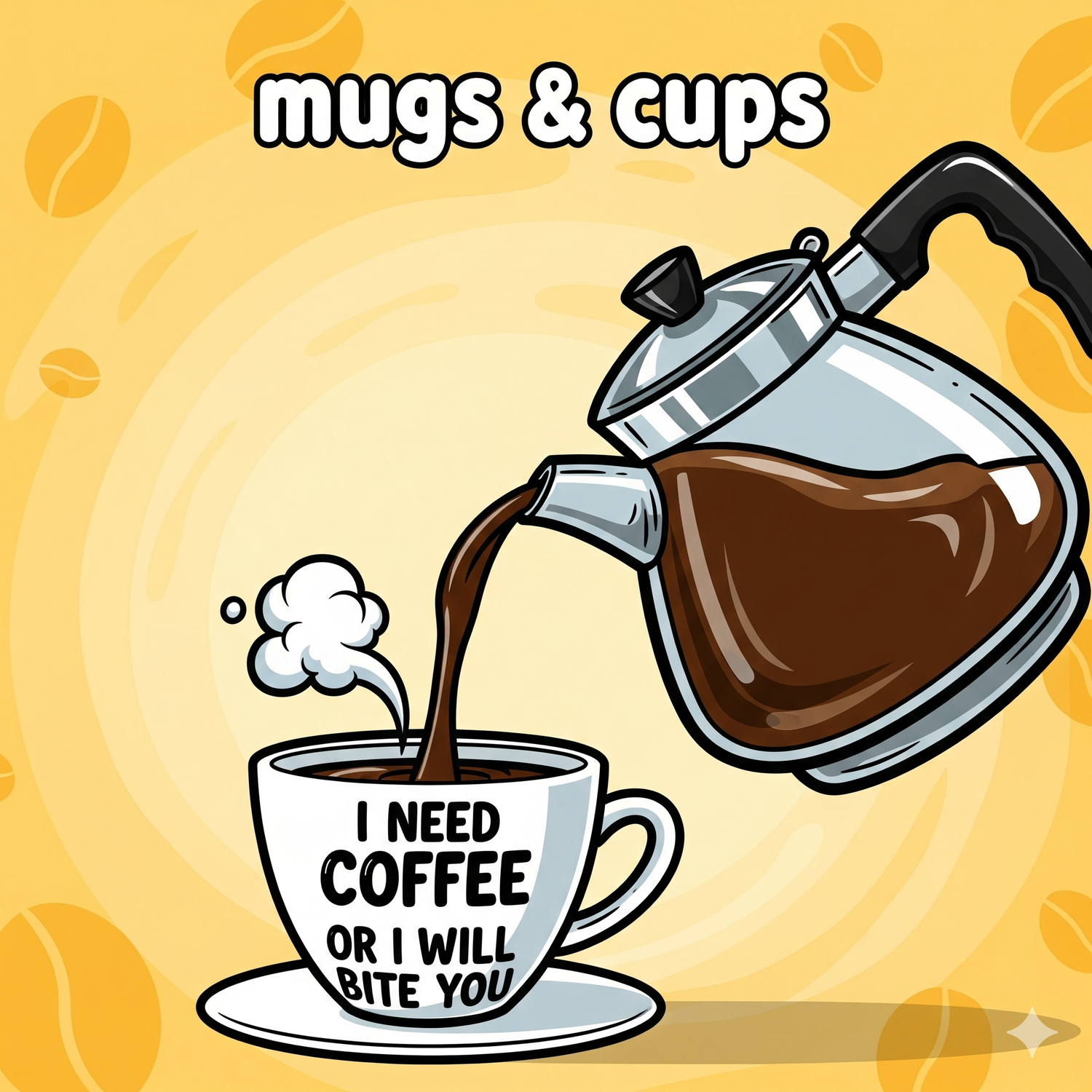 Mugs and coffee cups